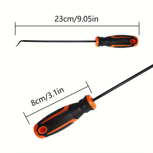 6pcs Heavy Duty Precision Pick Hook Set, Car Auto Oil Seal/O-Ring, Seal Gasket, Pick Hook Puller Remover, Auto And Electronics Maintenance Tools, Practical Tools Gifts