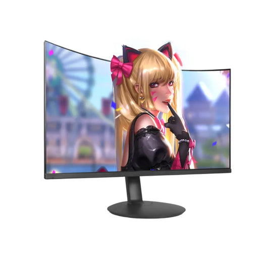 Tilt Adjustment 178 Wide View Angl 3-Sided Micro Edge Curved 1500R 75Hz 24 Inch 1080p FHD LED Computer Monitor for Business