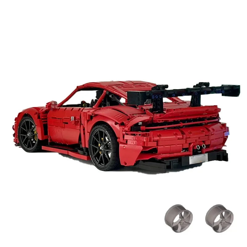 New MOC-182607 Supercar 1:8 Scale Racing Car Hypercar Racing Car 42056 Model Assemble Building Blocks Kids Toys Birthdays Gifts