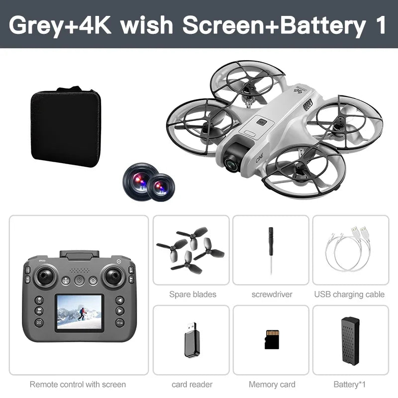 Xiaomi V666 MINI Drone 4K Professional WIFI 5G Dron Obstacle Avoidance Brushless Altitude Headless Mode RC Quadcopter FPV Toys