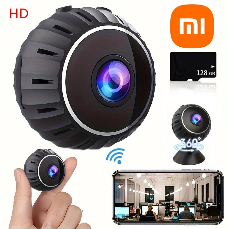 Xiaomi X10 Mini WiFi Camera – 1080P HD, Motion Detection, Night Vision, Black
