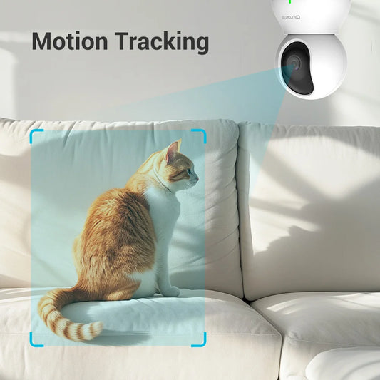 Blurams 2K HD Baby Monitor Camera – Motion Detection, 360° View, White