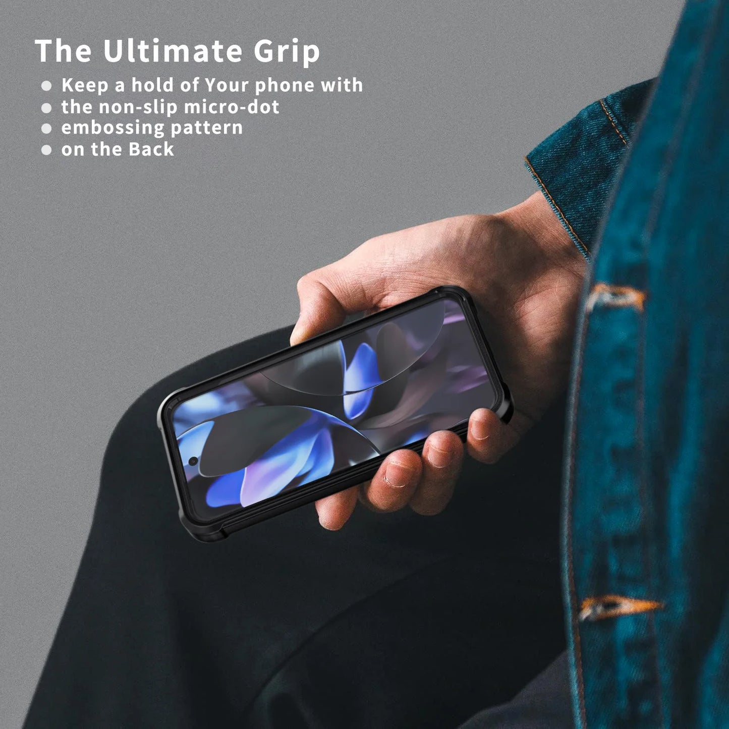 For Google Pixel 9 Pixel 9 Pro Pixel 9 Pro XL Phone Case Shockproof Rugged Heavy Duty Protective Dual Layers Cover Black