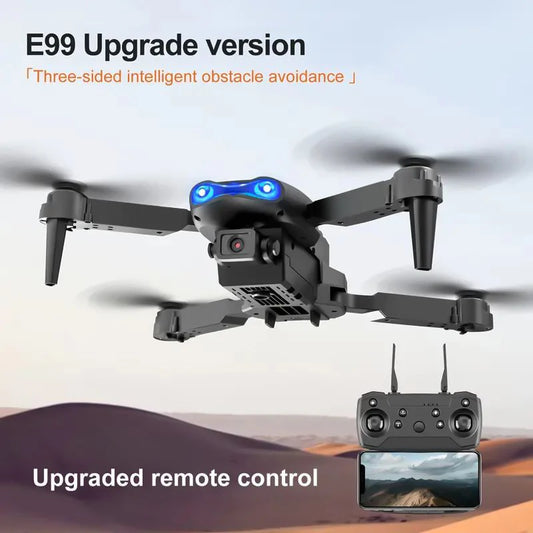 E99 K3 Pro Drone – 4K HD, Dual Camera, WIFI FPV, Obstacle Avoidance, Black