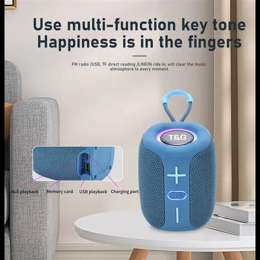 TG658 Bluetooth Speaker – Portable, Wireless, Mini Bass, TF Support