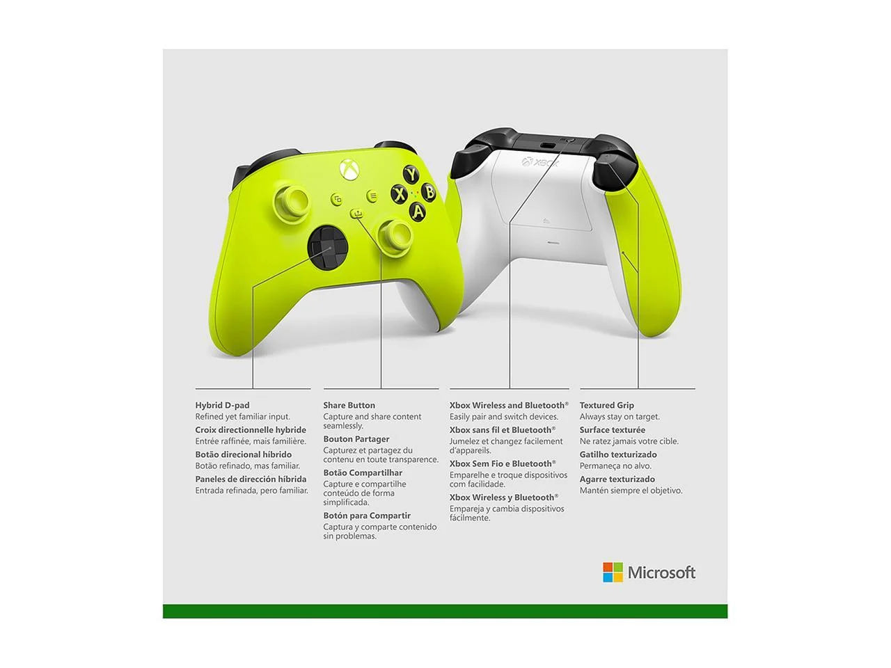 Microsoft Wireless Controller - Electric Volt