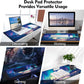 Gaming Mouse Pad XXL XL Large Long Extended Big Mousepad Non-Slip Rubber Keyboard Mouse Pad with Stitched Edges for Laptop Home Office (31.5X11.8X0.08 Inch) … (Aurora)