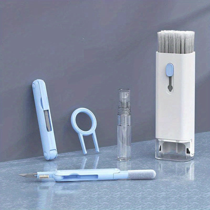 7-in-1 Cleaning Kit for Electronics - Safely Clean Keyboards, Earphones, Headsets, iPads, and Phones - No Liquid Required