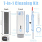 7-in-1 Cleaning Kit for Electronics - Safely Clean Keyboards, Earphones, Headsets, iPads, and Phones - No Liquid Required