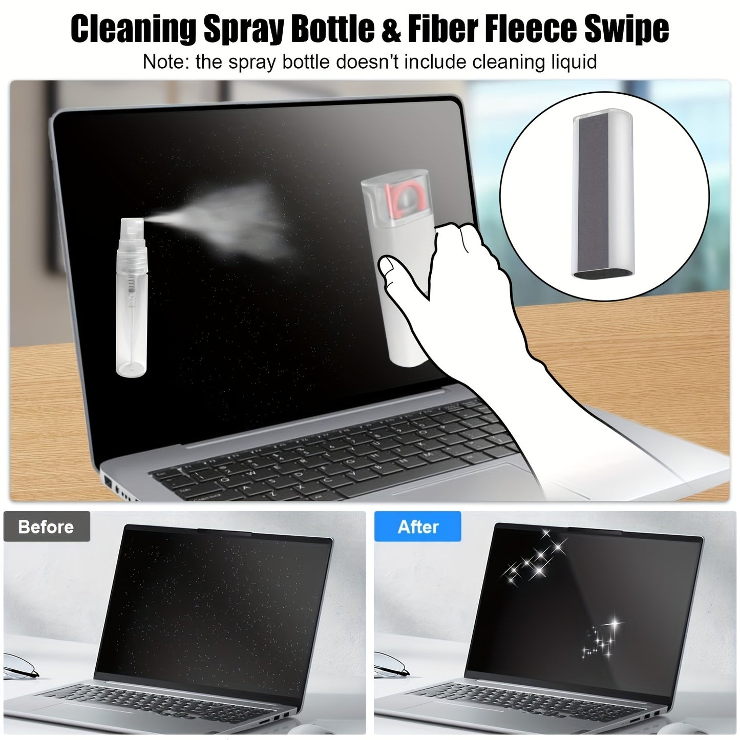 7-in-1 Cleaning Kit for Electronics - Safely Clean Keyboards, Earphones, Headsets, iPads, and Phones - No Liquid Required