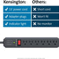 Guardian 6 Outlet, 15-Foot Cord, & 540 Joules Premium Surge Protector (K38215NA), Black