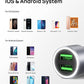 Car Charger, Car USB Charger 36W Fast Charging,  Metal Dual QC 3.0 Car Adapter with USB-C Cable[3.3Ft] Compatible with Samsung Galaxy S10/S9/S8 Plus, Note 9/8, Iphone 7/8/X/Xr-Grey