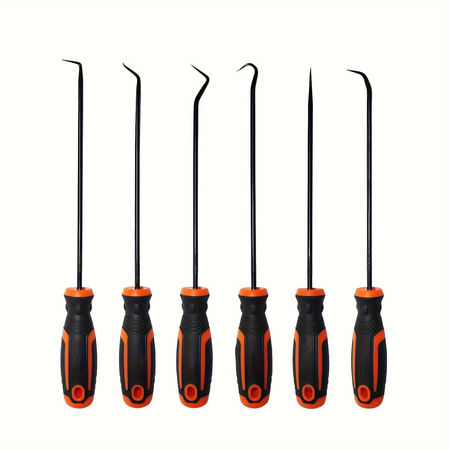 6pcs Heavy Duty Precision Pick Hook Set, Car Auto Oil Seal/O-Ring, Seal Gasket, Pick Hook Puller Remover, Auto And Electronics Maintenance Tools, Practical Tools Gifts