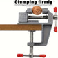 Multi-functional Aluminum Alloy Bench Vise, DIY Jewelry Electronics Workbench Mini Clamp, Manual Hand Tool, Metal Construction, No Electricity Required