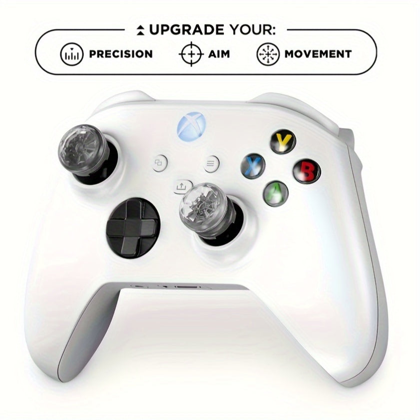 MagicRoc 2-Pack FPS Performance Thumb Sticks for Xbox One Series S X Controllers - Non-Slip ABS Analog Stick Extenders, No Batteries or Electronics Needed - For Gamers - Enhance Gaming Accuracy & Comfort - Great Gift for Xbox