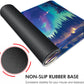 Gaming Mouse Pad XXL XL Large Long Extended Big Mousepad Non-Slip Rubber Keyboard Mouse Pad with Stitched Edges for Laptop Home Office (31.5X11.8X0.08 Inch) … (Aurora)