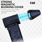1pc Black Portable Turbojet Fan - High-Speed Air Blower, Ultra-Powerful, Rechargeable for Quick Dust Removal in Cars, Home & Electronics
