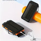 20000mAh Solar Powered Power Bank with Flashlight/USB/Type-C/Micro-Interface/G Compass, Suitable for Mobile Digital Electronics Devices, Durable and Long-lasting, Travel Camping, LED Flashlight, Climbing Buckle. Portable Sola