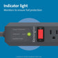 Guardian 6 Outlet, 15-Foot Cord, & 540 Joules Premium Surge Protector (K38215NA), Black