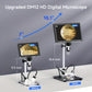 10.1'' Digital Microscope, 2000X Coin Microscope With IPS Screen, 20MP Soldering Microscope For Electronics With 10.4'' Longer Stand, PC View