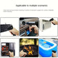 1pc Black Portable Turbojet Fan - High-Speed Air Blower, Ultra-Powerful, Rechargeable for Quick Dust Removal in Cars, Home & Electronics