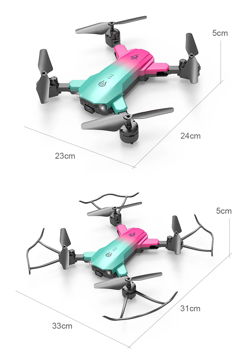 S29  Drone 4k Profesional HD 4k Rc Airplane Dual-Camera Wide-Angle Head Remote Quadcopter Airplane Toy Helicopter