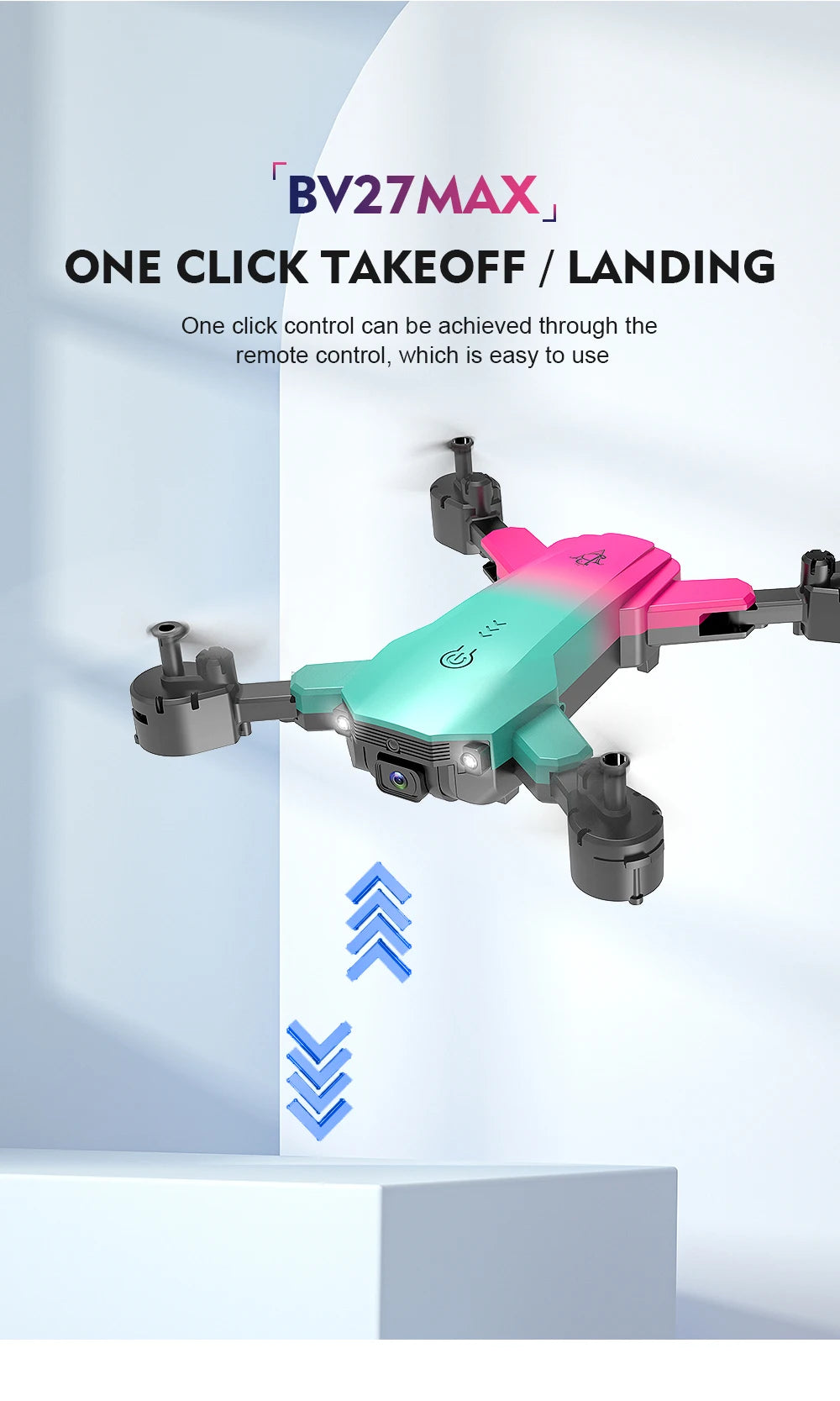 S29  Drone 4k Profesional HD 4k Rc Airplane Dual-Camera Wide-Angle Head Remote Quadcopter Airplane Toy Helicopter