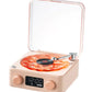 Bluetooth Retro Turntable Speaker with RGB Lights
