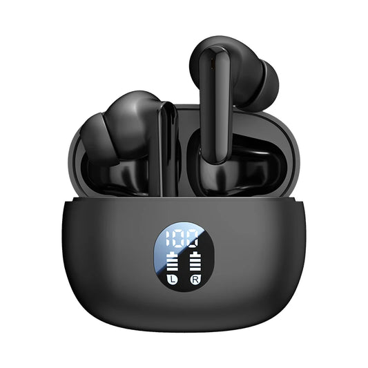 ED Display M69 Wireless Earbuds Bt 5.3 Headphones Bass Stereo EarBuds With Noise Cancelling IP7 Waterproof Earphones