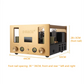 SBH-07 S-BACH HiFi Dual Channel Single Ended Vacuum Tube 300B Push 845/211 Push Bile Machine Power Amp 4ohm+8ohm/35W/25W Class a