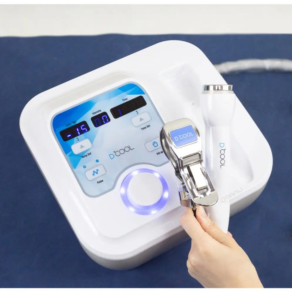 Professional Skin D-Cool Electroporation Pore Shrinking Hot Cold Hammer Facial Machine