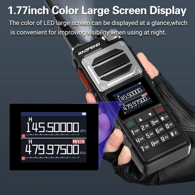 2023 New Factory Price Baofeng UV-25L  Air Band Two Way Radio 5W Long Range Ham Handheld Walkie Talkies Hotel Transceiver