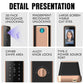 Locstar Smart Remote Control Tuya Wifi Cerradura Inteligente 3D Reconocimiento Facial Biometric Door Lock With Doorbell Camera