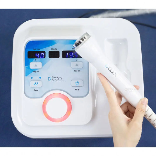 Professional Skin D-Cool Electroporation Pore Shrinking Hot Cold Hammer Facial Machine