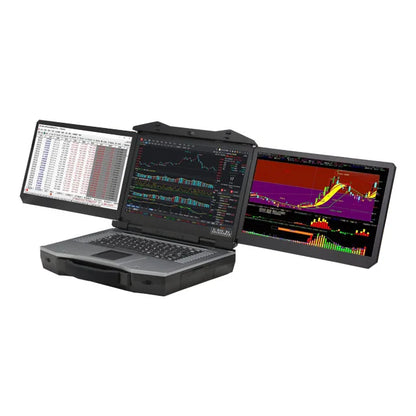 15.6 Inch I7-8700T Portable Triple Screen Industrial Rugged Laptop Computer Win10/11 Three Screen Rugged Notebook Manufacturer