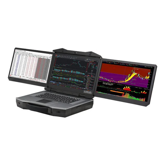 15.6 Inch I7-8700T Portable Triple Screen Industrial Rugged Laptop Computer Win10/11 Three Screen Rugged Notebook Manufacturer
