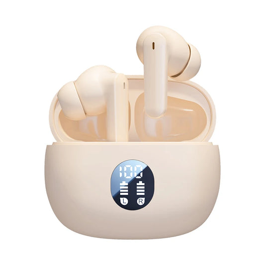 ED Display M69 Wireless Earbuds Bt 5.3 Headphones Bass Stereo EarBuds With Noise Cancelling IP7 Waterproof Earphones