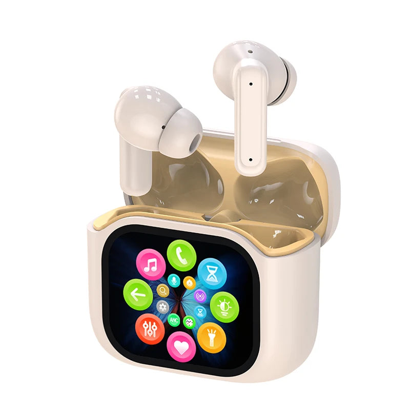 Gaming BT Headphones Wireless BY16 TWS Earphones In-Ear Earphones LED Display Wireless Headset Support ODM