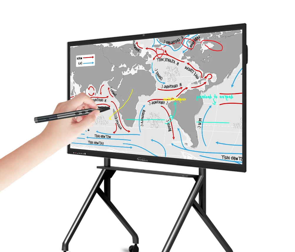 75 Inch Touch LCD Monitor for Teaching Conference Interactive Smart Screen Whiteboard