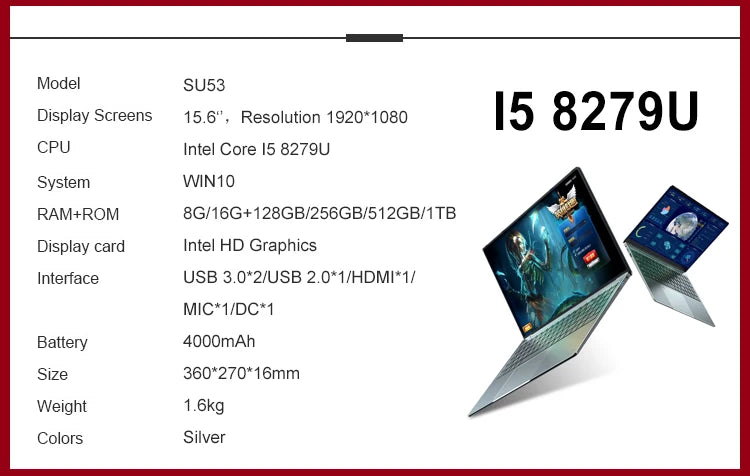 Factory Hot Sale 15 Inch Core I7 7Th Generation Pc  Laptop-Rucks Cke Pc Gamer I7 10700 Con Monitor