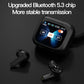 Gaming BT Headphones Wireless BY16 TWS Earphones In-Ear Earphones LED Display Wireless Headset Support ODM