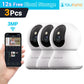 Blurams 2K HD Baby Monitor Camera – Motion Detection, 360° View, White