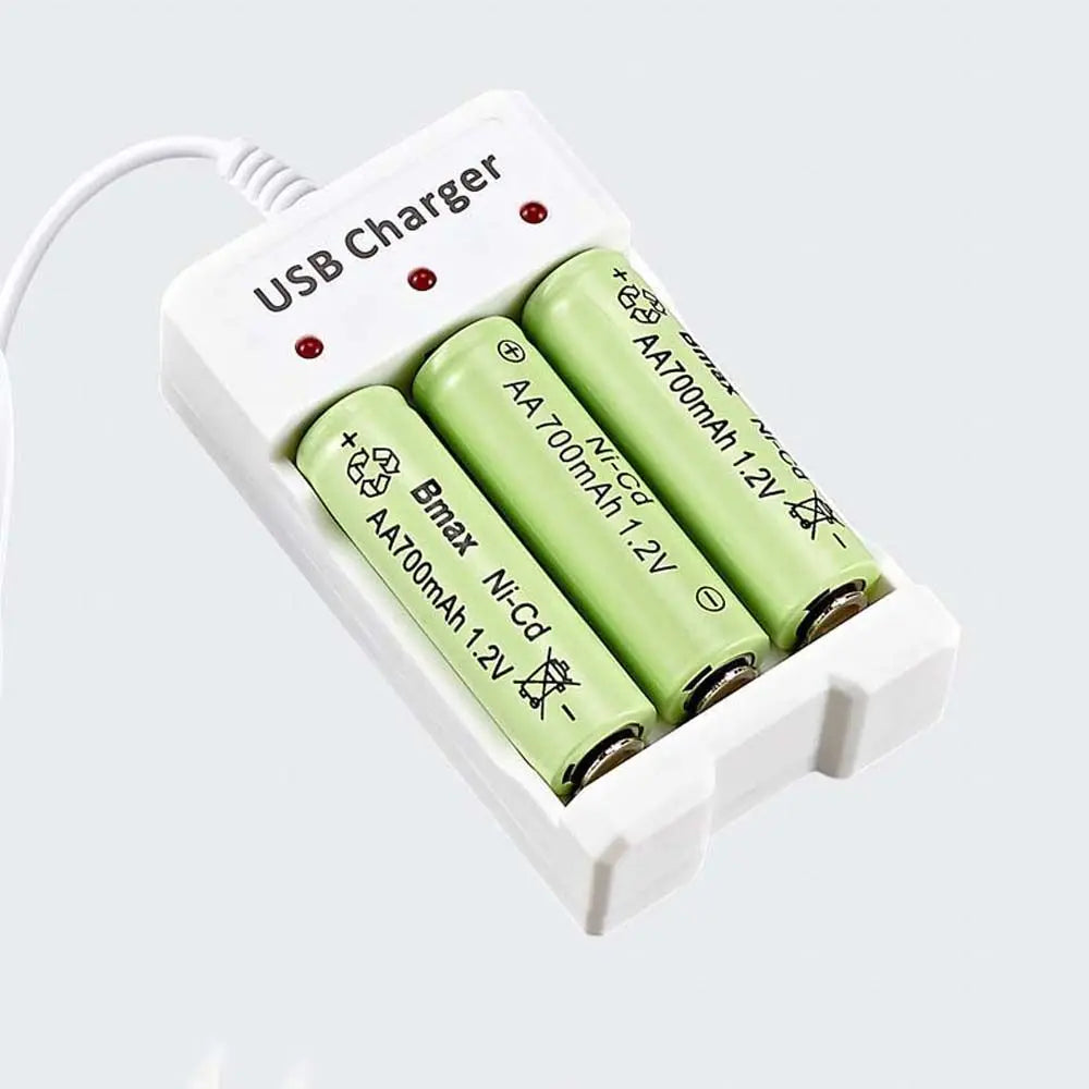 Rechargeable AA Battery Smart Charger Lithium Battery Charger Battery Charger Battery Charging Station Batteries USB Charger
