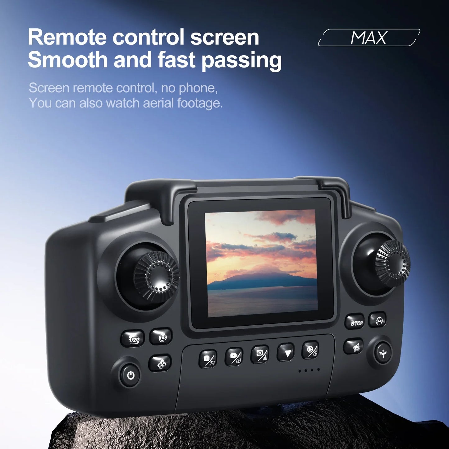 Black E88E99 GT Lighting Big Screen Control Mini Drone Dual Camera Optical Flow Fixed Height HD Aerial Photography Quadcopter