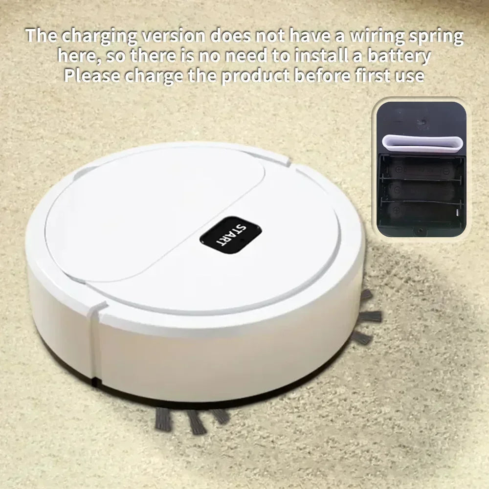 Sweeping Robot - 3-in-1 Intelligent Mop, Vacuum Cleaner, Air Duster