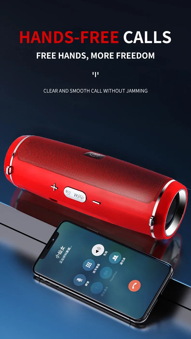 Bluetooth Speaker – Portable 200W, IPX7 Waterproof, Subwoofer, FM Radio