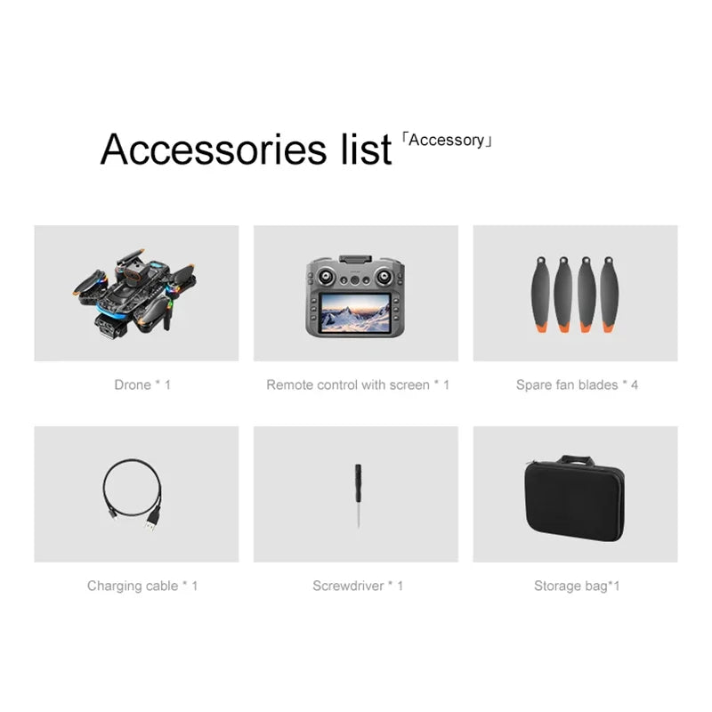 Xiaomi Drone A14Pro Max 8K HD Three Camera Brushless Optical Flow Obstacle Avoidance Foldable Quadcopter UAV Toys RC 20000M