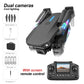 Black E88E99 GT Lighting Big Screen Control Mini Drone Dual Camera Optical Flow Fixed Height HD Aerial Photography Quadcopter