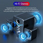 SoundCore Speakers – USB Computer Stereo, LED, Bass Control, Black