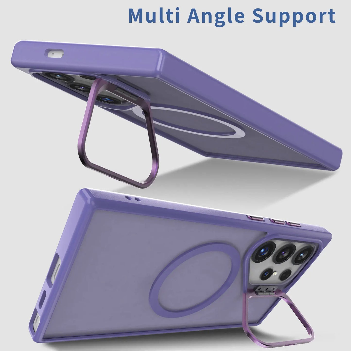 For Samsung Galaxy S23 S23 Plus S23 Ultra 5G Rugged Phone Case Shockproof Kickstand Holder Heavy Duty Protective Cover